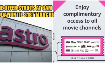 Astro Is Offering FREE Access To All Premium Movie Channels From Today Until March 31st - WORLD OF BUZZ 1