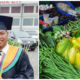 Hardworking Student Sells Vegetables To Earn Money For His Studies So He Can Become A Lecturer - WORLD OF BUZZ 1
