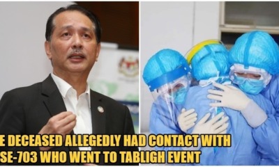 JUST IN: Malaysia Records 15th Death Due to Covid-19, Deceased Is A Contact Case - WORLD OF BUZZ