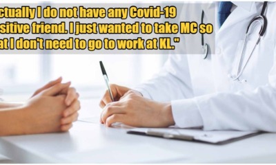 Kelantan Doctor Shares How Patient Lied About Being Exposed to Covid-19 Just To Get MC - WORLD OF BUZZ