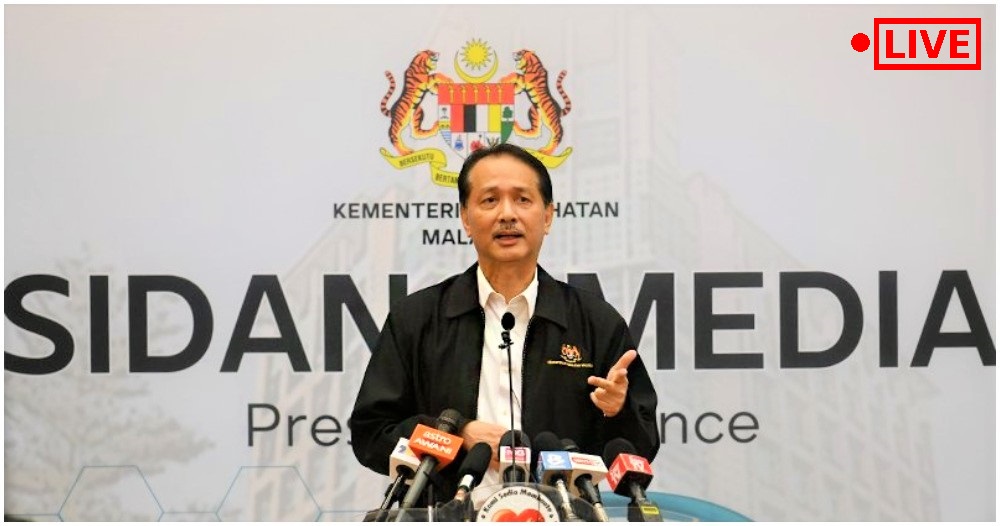 LIVE NOW: Ministry of Health’s Updates on Covid-19 in Malaysia - WORLD OF BUZZ 1