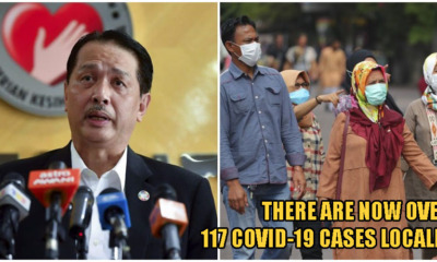 MoH: Covid-19 Coronavirus Cases In Malaysia Officially ABOVE 100, Total Now At 117 - WORLD OF BUZZ