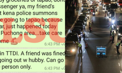 Police Deny Issuing MCO Related Summons On Violators In TTDI - WORLD OF BUZZ 1