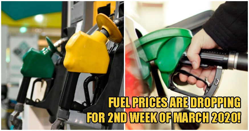 RON 97 Down 21 Sen, RON 95 Down 19 Sen, Diesel Down 17 Sen for 2nd Week of March 2020 - WORLD OF BUZZ 1