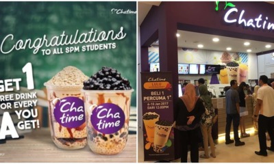 This Is Not A Drill! Chatime Malaysia Is Offering 1 Free Drink For Every "A" You Get For SPM! - WORLD OF BUZZ 5