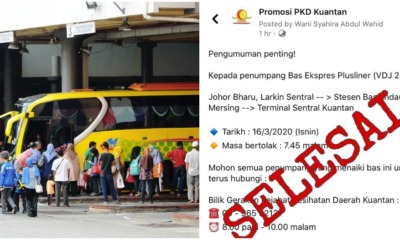 Update: All The Passengers Who Travelled With The Infected Patient Have Contacted The Kuantan Health Department - WORLD OF BUZZ