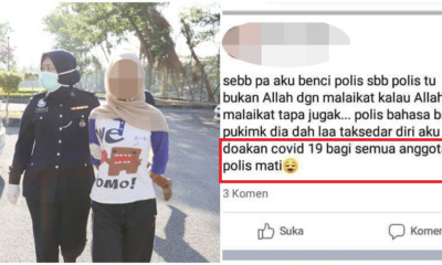 20yo Shopkeeper Sentenced To 5 Months Jail After 'Wishing All Police Get Covid-19' on Facebook - WORLD OF BUZZ 2