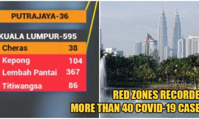ALL Regions Of Kuala Lumpur Are Now Covid-19 Red Zones Except For Cheras - WORLD OF BUZZ