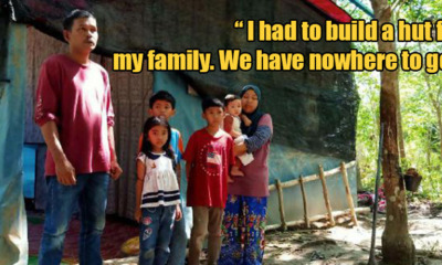 Johor Family of 6 Forced To Build & Live In A Hut After Being Evicted From Home During MCO - WORLD OF BUZZ 1