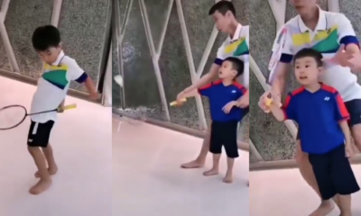 LCW Shows That You Can Still Keep Fit By Playing Badminton At Home! - WORLD OF BUZZ 2