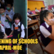 Ministry of Education Will Not Hastily Reopen Schools On 15th April If MCO Ends Early - WORLD OF BUZZ