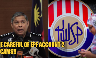 PDRM Warns M'sians To Beware Of EPF Account Two Scams After Scammers Send Text Messages & Create Fake Websites - WORLD OF BUZZ