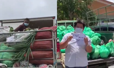 Sabah Farmer Does Good By Distributing Veges Instead Of Letting It Go To Waste - WORLD OF BUZZ 2