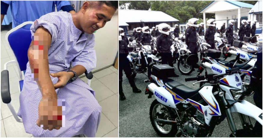police motorcycle