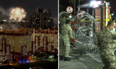 Authorities removing barbed wire2