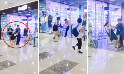 Girlfriend fighting with boyfriend in China