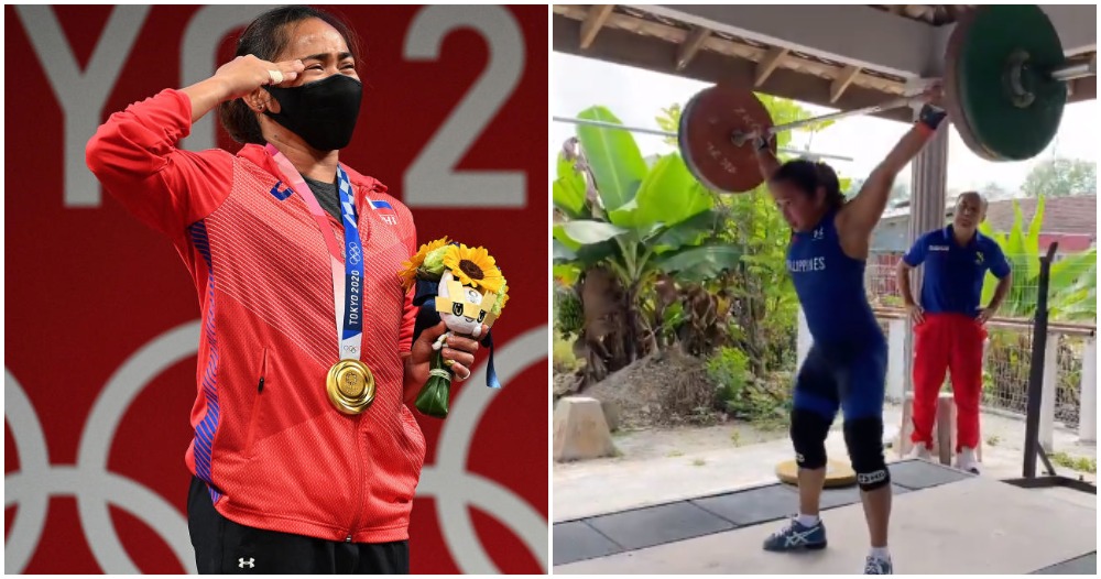 Hidilyn diaz wins gold medal at tokyo 2020 she trained in melaka