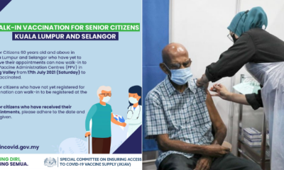 Senior Citizens Can Walk In For Covid 19 Vaccine