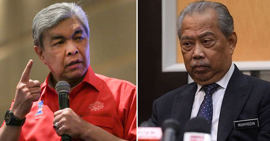 Zamid Hamidi and Muhyiddin Yassin