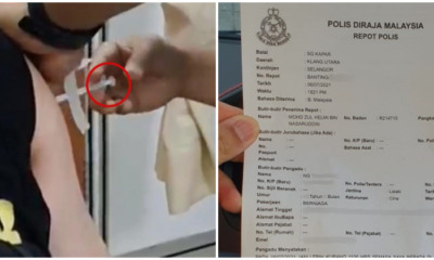 empty syringe vaccine malaysia