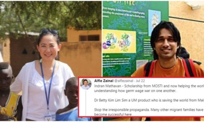 migrant tweets umno chief