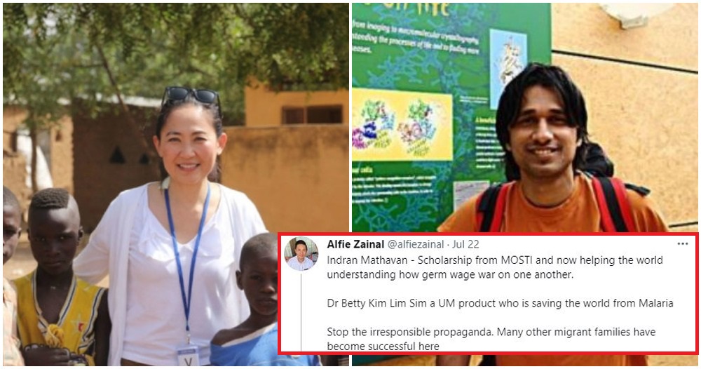 migrant tweets umno chief