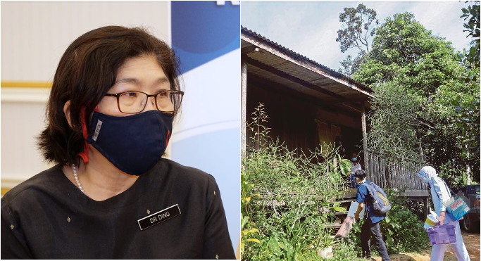 1159 orang asli in perak tested positive for covid 19