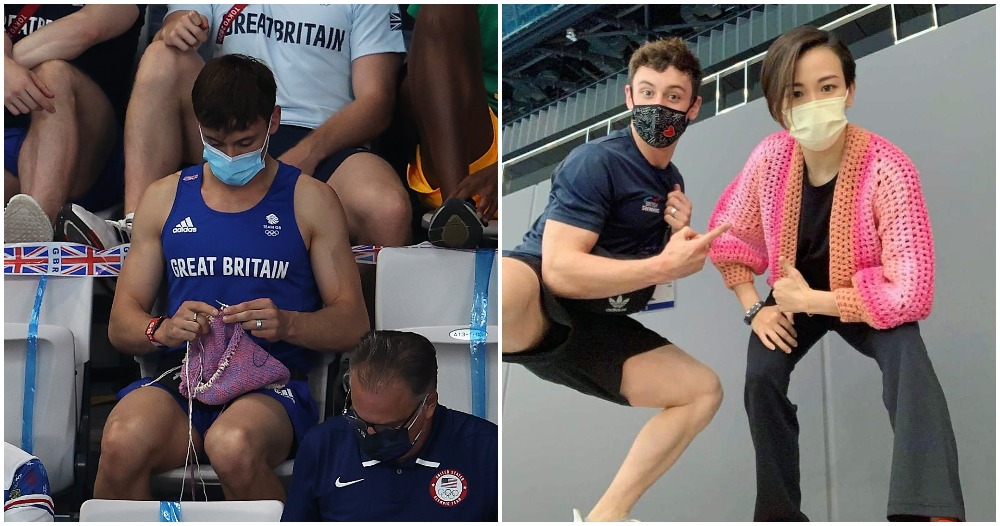 Cheong Jun Hoong and Tom Daley Crochet Cardigan 2