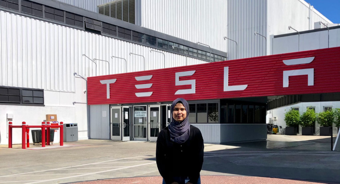 Malaysian is an engineer at TESLA