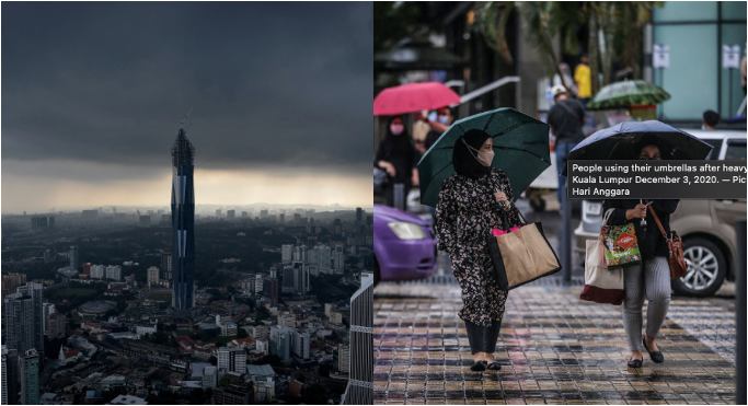 Thunderstorms during Hari Kebangsaan