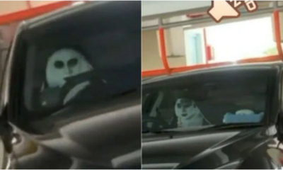 Valak The Nun Car Seat Cover Prank