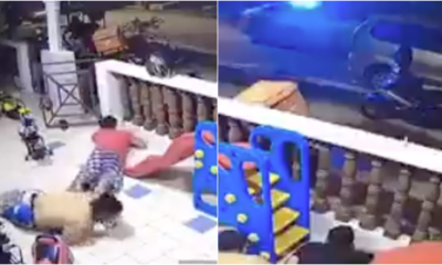 almost kantoi with police