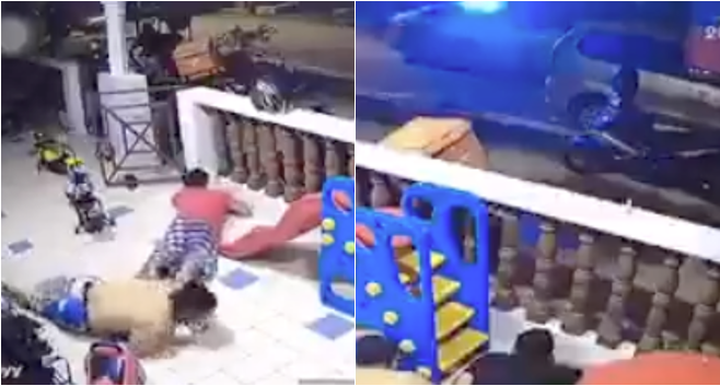 almost kantoi with police