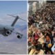 boeing c17 globemaster iii afghan refugees flee from taliban