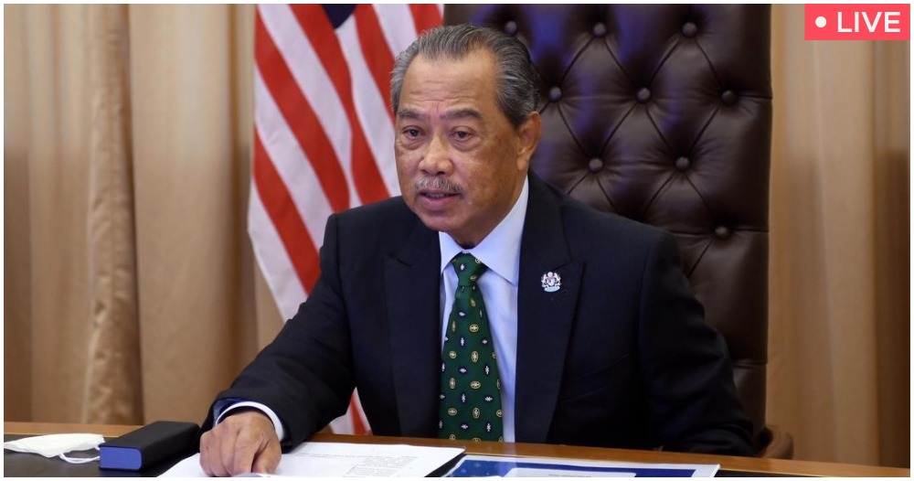 muhyiddin yassin live now