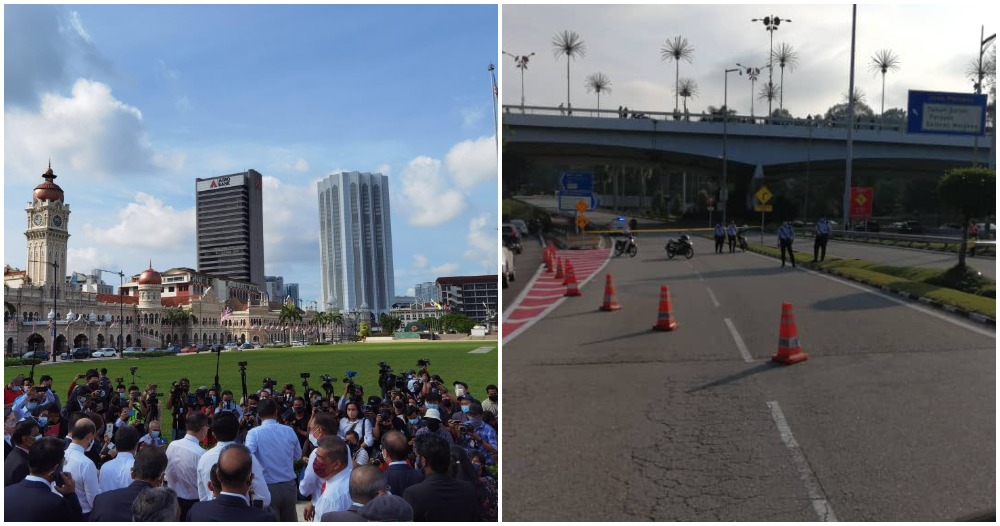 opp mp gathered dataran merdeka