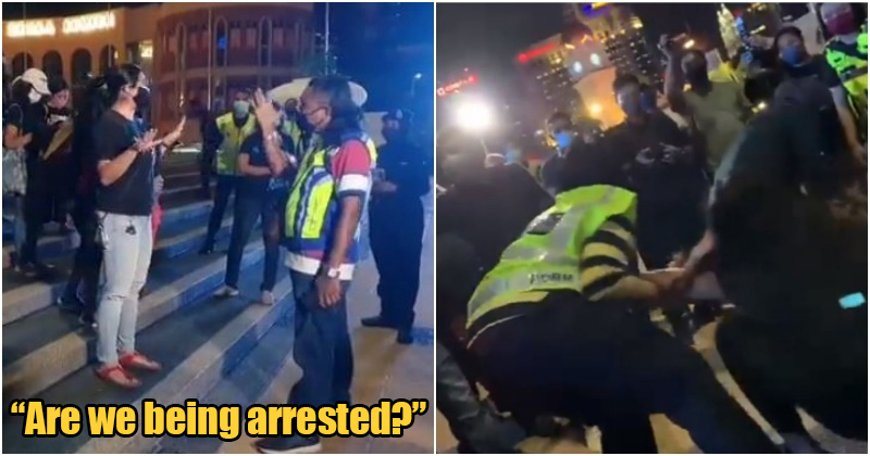 public outrage pdrm forcefully drag arrest