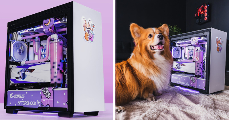 boba corgi gaming pc ons