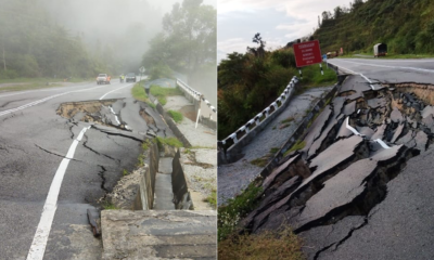 road closure simpang pulai cameron highlands