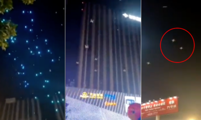 Drones falling from the sky in China