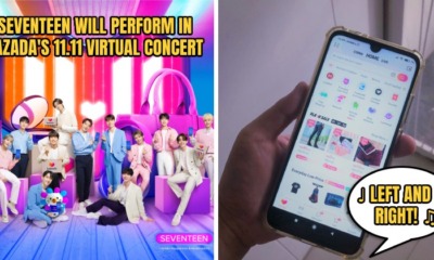 Lazada SEVENTEEN 11.11 header