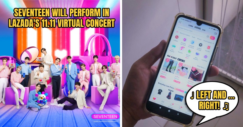 Lazada SEVENTEEN 11.11 header
