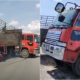Lorry Dodges Car Driven Against Traffic