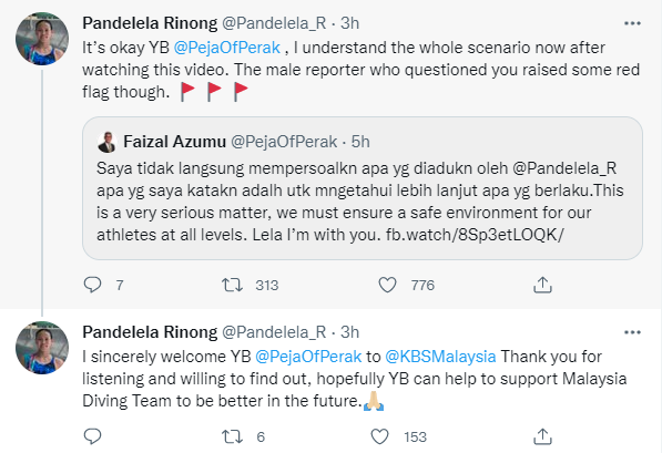 Pandelela Understands The Scenario
