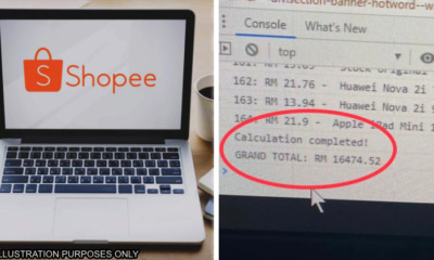 Shopee total amount lollol