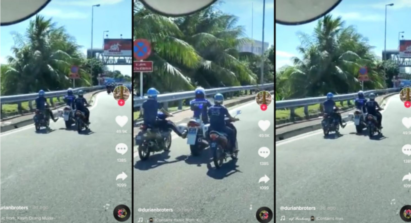 abang motor towing abang polis