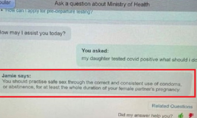 chatbot wrong reply singapore