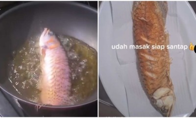 deep fried arowana indonesia
