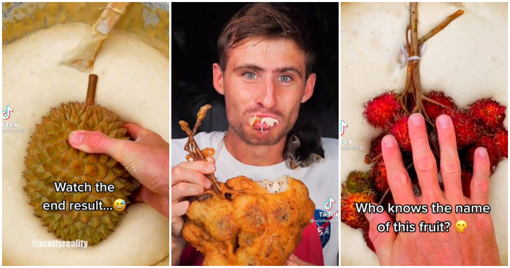 tiktok deep fry fruits