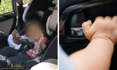 Baby left inside car